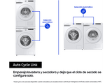 Secadora bomba de calor - Samsung DV90T6240LB/S3, 9 kg, 16 programas, Inteligencia Artificial y SmartThings™, Negro