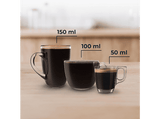 Cafetera de cápsulas - Cecotec FreeStyle Compact Dark, 4 en 1, Café molido y multi-cápsulas, 1200 W, 20 bares, 700 ml, Compacta, 2 tazas, Black