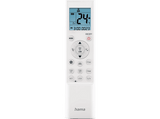 Mando a distancia - Hama 00221040, Para Aires Acondicionados, Temporizador, Pantalla LCD, Blanco