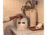 Máscara LED - Therabody TheraFace Mask, Para Cara, 120 min Autonomía, 648 Luces, Inalámbrico, Vibración, Blanco