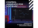 Auriculares gaming - Logitech G A20 X Lightspeed, Bluetooth, PS5-XBOX-Switch-PC, Playsync, Micrófono extraíble, Personalizable, Lightsync, Negro