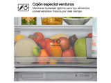 Frigorífico combi - LG GBBSJ10DSW, No Frost, 186 cm, 375 l, DoorCooling+™, Multi Air Flow™, Blanco
