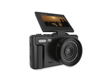 Cámara - Prixton Xplorer DV900, 64 megapixel, 4K 3840p, 3 Pantalla LCD, IPS, Zoom 4X, Flash, Negro