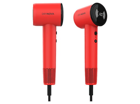 Secador - Cecotec DryNova Red, 1600 W, 4 Niveles de Temperatura, Regulación continua, Difusor incluido, Rojo
