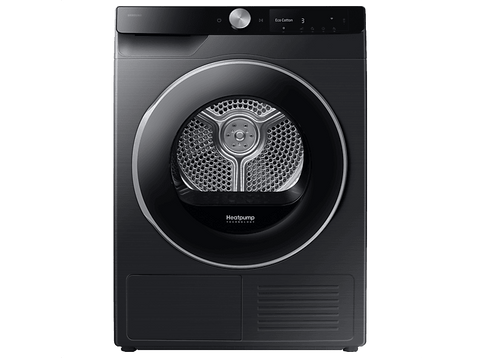 Secadora bomba de calor - Samsung DV90DG6845LBU3, 9 Kg, 18 programas, Wifi, AI Dry+ Clase A, Negro
