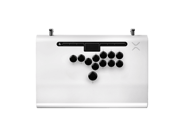 Mando - PDP Pro FS-12, Panel de mandos tipo máquina recreativa, Aluminio, Para PC, PlayStation 4 y PlayStation 5, Blanco