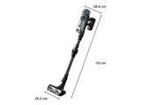 Aspirador escoba - Rowenta X Force Flex 14.80, Aspira y friega, Potencia succión 240 AW, 670 W, 90 min autonomía, 1,8 kg, Tubo Flex, 0.65 l, Azul