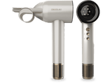 Secador - Cecotec DryGlam Waves Champagne, 1600 W, Motor Brushless y Tecnología de Plasma Revolucionaria, 4en1 cabezales con Efecto Coanda, Champagne