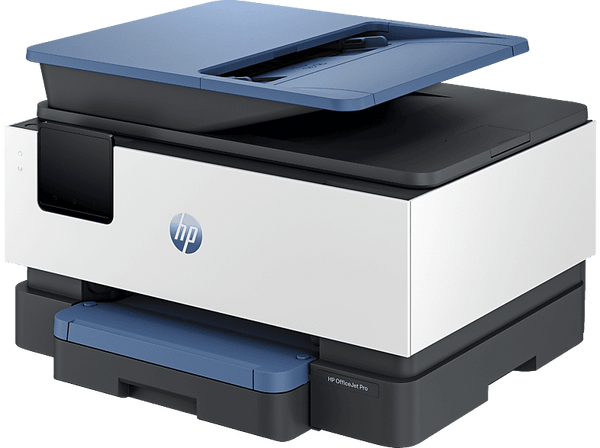 Impresora multifunción - HP Officejet Pro 9125e, Copia, Escáner, Fax, Inyección de tinta térmica, Wi-Fi, Hasta 3 meses tinta incluidos con HP+, Gris