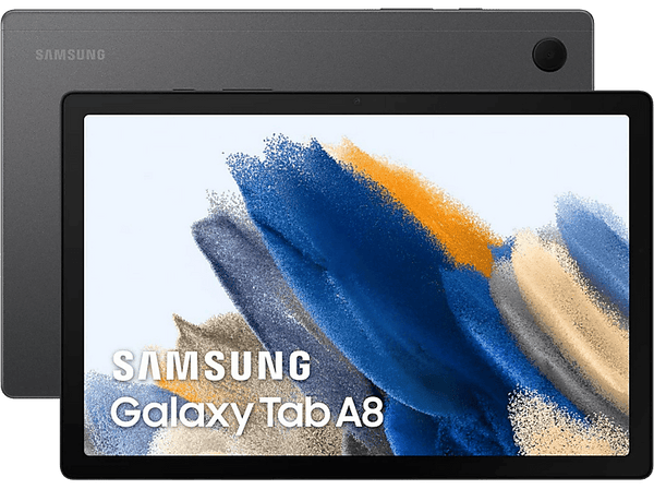 Tablet - Samsung Galaxy Tab A8, 32 GB eMMC, Gris Oscuro, WiFi, 10.5" WUXGA, 3 GB RAM, Unisoc T618, Android 11