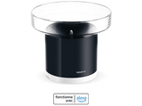 Pluviómetro - Netatmo NRG01-WW, Inteligente, Alerta en tiempo real, Intensidad de lluvia, Negro