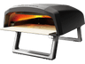 Horno - MasterPro BGKIT-004, Gas, Para pizzas, Portátil, Accesorios incluidos, Hasta 500ºC, Negro