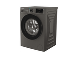 Lavadora carga frontal - Whirlpool WAM 07GB SPT, 10 kg, 1400 rpm, 15 Programas, Tecnología 6th sense, Adaptative Wash, Gris Manhattan