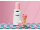 Heladera - nutribullet Chill™, 500W, 0.47 l, 3 tarrinas de 500ml, Cuchillas de acero inoxidable, Blanco