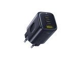 Cargador de pared - Baseus PicoGo, Carga rápida simultánea, Tipo C y USB, 67W, Universal, Negro