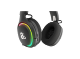 Auriculares gaming - Newskill Aton V2, Supraaurales, Bluetooth, Multiplataforma, 24h Autonomía, Negro