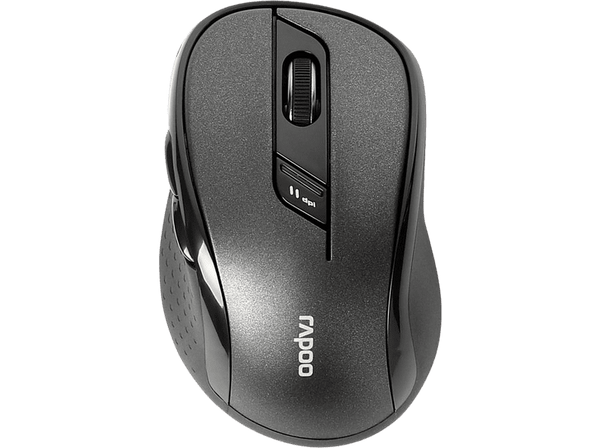 Ratón inalámbrico - Rapoo M500 Silent, Inalámbrico, Bluetooth, 1600 PPP, Negro