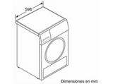 Secadora bomba de calor - BALAY 3SB090B, 9 kg, 15 programas, Sensor de humedad, Programa Súper Rápido, Blanco