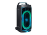 Altavoz de gran potencia - Samsung MX-ST50F/ZF, Portátil para fiestas, Asa de transporte y ruedas, Iluminación personalizable, Aut 18h, 240 W, Negro
