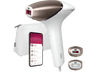 Depiladora IPL - Philips Lumea S8000 BRI945/00, Luz pulsada, 12 meses sin vello, 2 cabezales, cara y cuerpo, 450.000 pulsos, Sensor piel SmarSkin