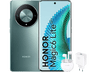 Móvil - Honor Magic6 Lite 5G, Emerald Green, 256GB, 8GB RAM, 6.78" OLED Curva, Qualcomm® Snapdragon® 6, 5300 mAh +Earbuds X5+SuperCharge Power Adapter
