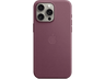 APPLE Funda de trenzado fino con MagSafe para el iPhone 15 Pro Max, Rojo mora
