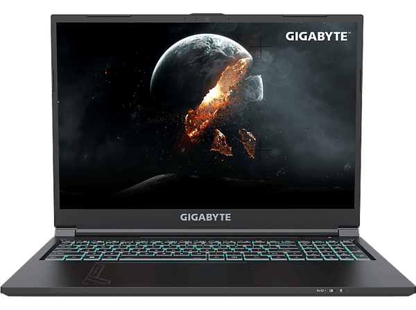 Portátil gaming - Gigabyte G6 MF-72ES893KD, 16" Full-HD+, Intel® Core™ i7-13620H, 16GB RAM, 512GB SSD, GeForce RTX™ 4050, Sin sistema operativo