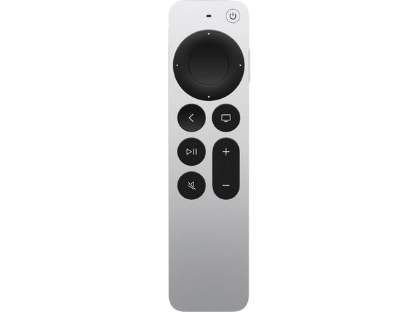 Apple Mando Siri Remote (4ª generación), Siri, Clickpad táctil, Batería recargable, Plata