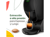 Cafetera de cápsulas - De'Longhi Nescafé® Dolce Gusto® 200.A , 15 bar, 1 l , 1600 W, SmartBrew™, Cápsulas compostables, Negro