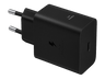 Cargador de pared - Samsung EP-T6010NBEGWW, 60 W, Super Fast Charging, Sin Cable, Negro