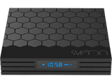 Android TV Box -Sveon SSL6000, Con Teclado Wireless, Compatible con Movistar+ Netflix, Negro
