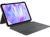Funda con teclado - Logitech Combo Touch iPad Pro 11 inch, Retroiluminación, Accesos directos, Teclado extraíble, 4 modos de uso, Trackpad, Negro