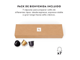 Cafetera de cápsulas - Krups Essenza Mini XN110, 19 bar, 1310 w, 0.6 L, Calentamiento en 30 s, Apagado automático, Blanco