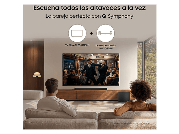 Barra de sonido - Samsung HW-Q800H/XC, Bluetooth, Inalámbrico, 400 W, Negro