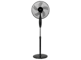 Ventilador de pie - Jata JVVP3245, 50W, 3 Velocidades, Altura Ajustable, Caudal 326.4 m³/h, Estancias de hasta 30 m², Negro