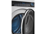 Secadora bomba de calor - Haier HD100-A2979N-S I-Pro Series 7, 10 kg, 14 programas,  Función anti-arrugas, Luz en el tambor, Blanco