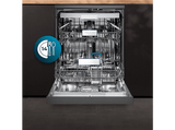 Lavavajillas - Cecotec Bolero Aguazero 6800 Dark, 14 cubiertos, Clase A, Inverter Plus Duo, 8 programas, SteamMax, BlueWater, O2 Dry, Negro