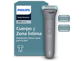Afeitadora corporal - Philips BG3480/15, Triple Protect, Cuerpo y Zonas Íntimas, Recorta y Afeita, Peines 2 y 3mm, Afeitado 0,2 mm, 80min, Seco/Mojado
