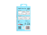 Funda móvil - ISY ISC-1130, Compatible con iPhone 17, Compatibilidad MagSafe, Carga Inalámbrica, Resistente a Golpes y al Agua, Transparente