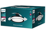 Ventilador de techo - Philips Bliss 35+28 W, Luz LED, Regulable, Mando a distancia, Dos Temporizadores, Negro
