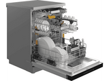 Lavavajillas - Whirlpool W8F HP51X, 15 servicios, 10 programas, 60 cm, MaxiSpace Tub, PowerClean Pro, Tecnología 6th Sense, Inox