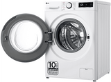 Lavadora carga frontal - LG F4WR5010A6W, 10 kg, 1400 rpm, 11 programas, AI Direct Drive™,  Steam™, Blanco