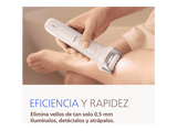 Depiladora - Philips BRE738/00, Set belleza 9900 Series, 7 accesorios, SkinLED, ProGuide 360°, Exfoliación, Impermeable, 60 min batería