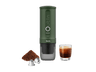 Cafetera de cápsulas - Outin OTEM-01-FG, 20 bar, 80 ml, 10 W, Portátil, Compacta y Ultraligera, Verde