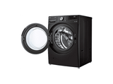 Lavadora carga frontal - LG F0P3CYV2E, 20 kg, 1000 rpm, 14 programas, AI Direct Drive™, TurboWash™360˚, Acero negro