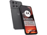 Móvil - Motorola Moto g15, Gris, 128 GB, 8 GB RAM, 6.72 LCD, MediaTek Helio G81, Full HD+, Cuero Vegano, 5200 mAh