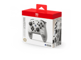 Mando Nintendo Switch 2 - Hori Horipad Turbo, Compatible con Nintendo Switch 2, Inalámbrica, Palancas analógicas TMR, Función Turbo, 10h, Blanco hielo