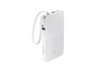 Powerbank - Baseus EnerFill Bipow2 Pro, 10000mAh, 22.5W, Cable retráctil, Carga simultánea ultrarrápida, USB-C, Blanco