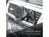 Soporte cargador magnético - CellularLine Freeze Mag Qi2.2, Carga inalámbrica 25 W, Negro