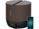 Humidificador - Cecotec PureAroma 550 Connected Black Woody, 0.5 l, 30 m², Altavoz, 25 ml/h, Bluetooth, Negro